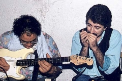 Louisiana Red & Mingo Balaguer at Cerdanyola Blues Festival 1990